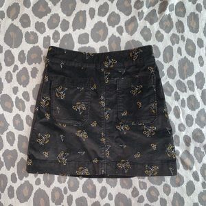 Free People Suede Skirt